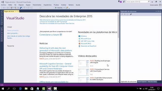 Cambio color al tema Visual Studio 2015 смотреть онлайн