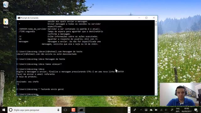 Utilizando o MSG no Windows 10 (MSG Command in Windows 10) смотреть онлайн