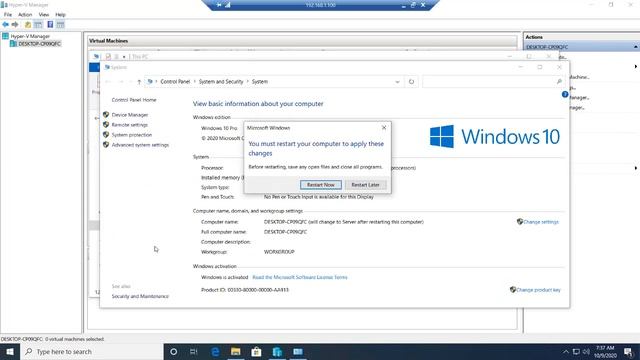 Install Hyper-V role in Windows смотреть онлайн