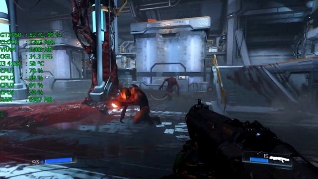 DOOM 2016 Gameplay Teste GTX 950 no Ultra 900p - 1080p #62 смотреть онлайн