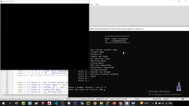Computer Graphics Project Using C++ | C++ Graphics Project смотреть онлайн