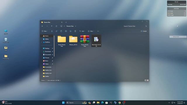 Fluent Minimal Windows Theme 2024 смотреть онлайн