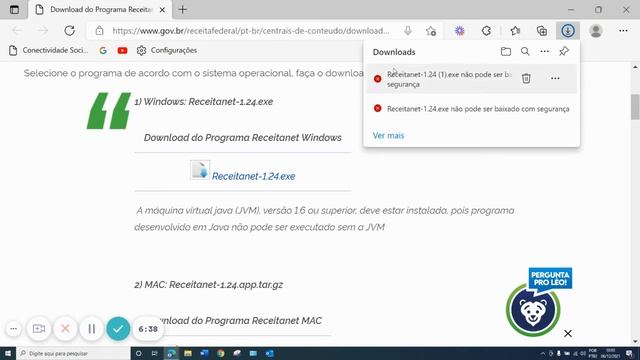 Microsoft Edge DOWNLOAD NÃO PODE SER BAIXADO COM SEGURANÇA #microsoftEdge #Edge смотреть онлайн