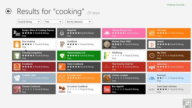 Microsoft Windows 8 Tutorial | Installing Apps From The Windows Store смотреть онлайн