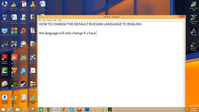 How To Change Default Russian Language To English In The Witcher 3 смотреть онлайн