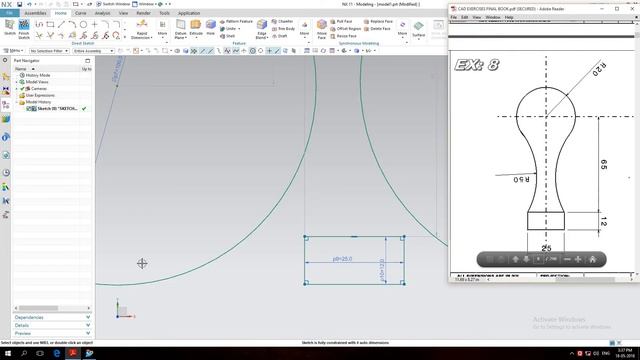 NX 11.0 2D DESIGN смотреть онлайн