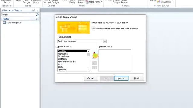 MS Access 2010-Create Query wizard In Hindi смотреть онлайн