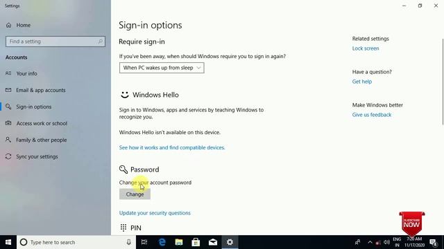 how to change windows 10 user password || Windows 10 Password Change करना सीखे смотреть онлайн