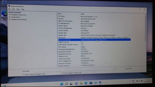 How to Lenovo L470/L460 BIOS Update смотреть онлайн