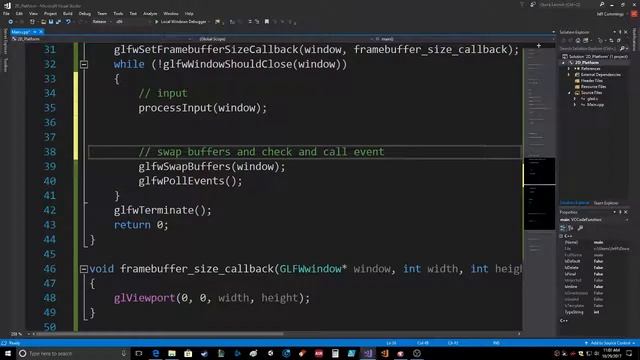 OpenGL Learnopengl Hello Window and GLAD Visual Studio 2017 Part 2 смотреть онлайн