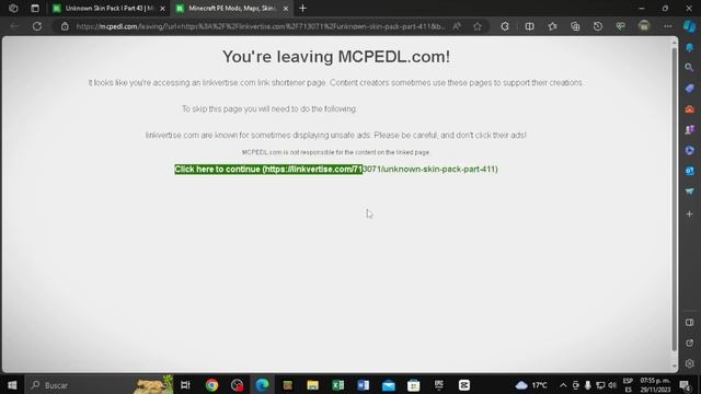 ✔️ !Cómo SALTAR PUBLICIDAD al DESCARGAR MODS, TEXTURAS, MUNDOS, para Minecraft Bedrock! 2024 смотреть онлайн
