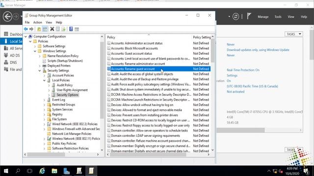 Use GPOs to rename Guest and Administrator accounts смотреть онлайн