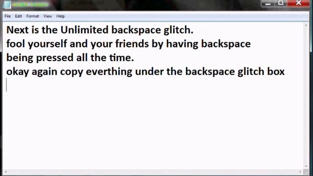 Notepad Glitches and Hacks.VBS смотреть онлайн