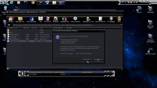 Como quitar el mensaje de windows 7 no es original + Tema Muy bueno смотреть онлайн