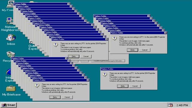Windows 95 Crazy Error смотреть онлайн