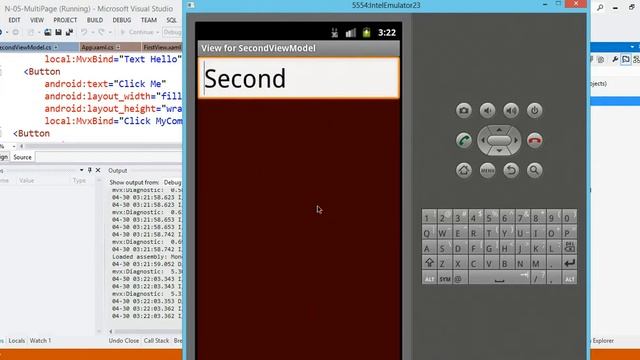 N=5: Some first ICommands and multiple page (N+1 days of MvvmCross) смотреть онлайн
