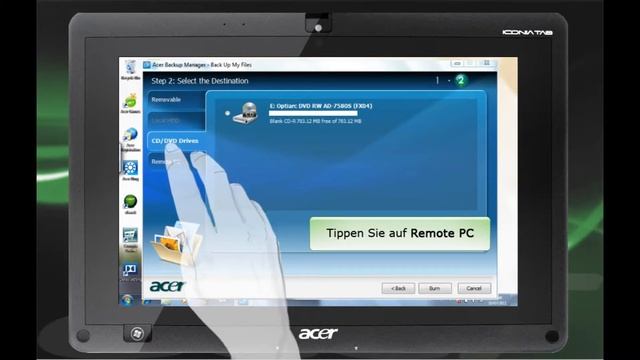 Acer Iconia Tab W500 - Wie wird der Backup Manager benutzt смотреть онлайн
