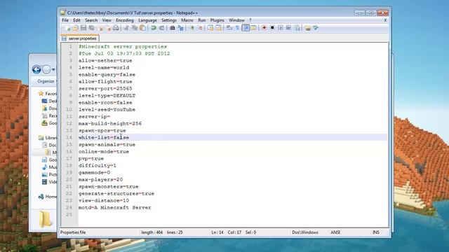 How to Setup a Minecraft Server on Windows (Vanilla) смотреть онлайн