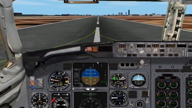 Flight Simulator 2002 || Dreamfleet 737-400 out of KPHX || Performance test on VMware смотреть онлайн