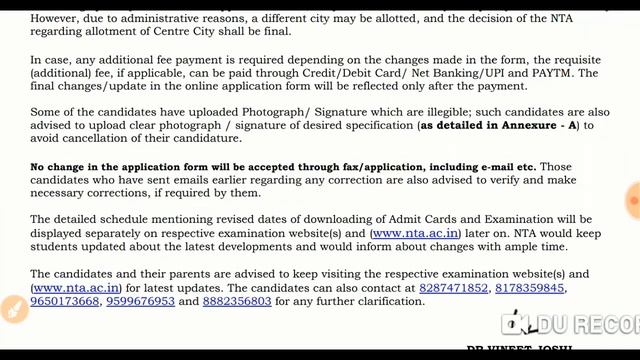UGC-NTA-NET JUNE 2020 FORM CORRECTION WINDOW OPEN...... GO AND CHECK IT..... TARGET JUNE 2020 смотреть онлайн