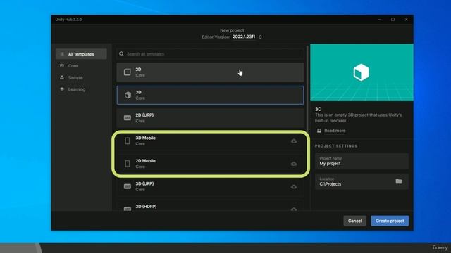 1. Create a project and choose settings смотреть онлайн