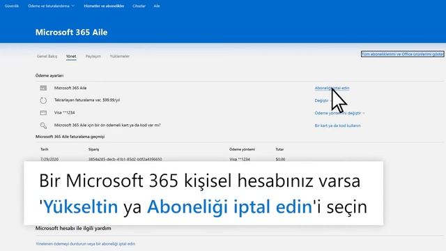 Microsoft 365 aboneliğiniz nasıl iptal edilir | Microsoft смотреть онлайн