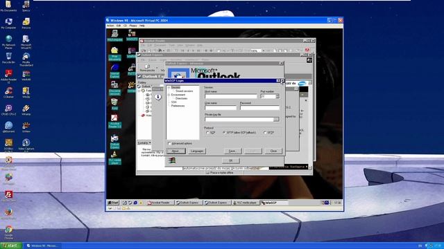 Windows 98 Secord Edition (Polish) on Virtual PC 2004 смотреть онлайн