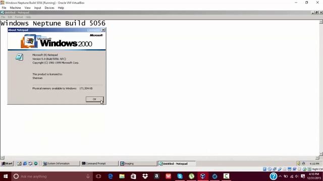 Windows Neptune Build 5056 in Virtualbox! смотреть онлайн
