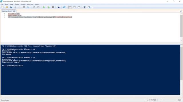 Create Random Password with PowerShell смотреть онлайн
