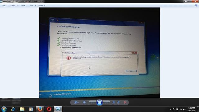 windows setup could not configure windows to run on this computer's hardware смотреть онлайн