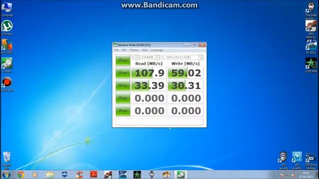 WD Caviar Green 1TB performance test смотреть онлайн
