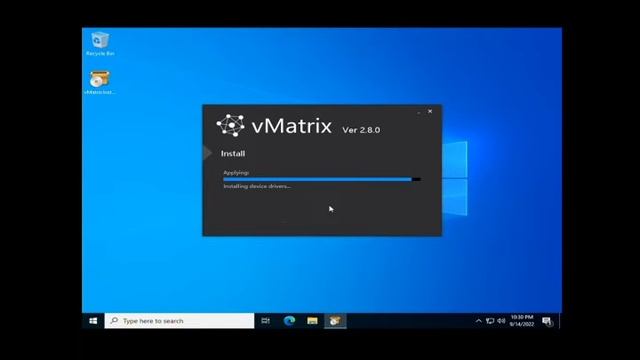 Installing vMatrix Server Manager Software Windows Server 2019 смотреть онлайн