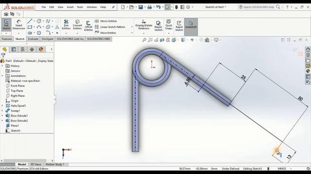 How to make Hand Gripper in Solidworks | Tutorial смотреть онлайн