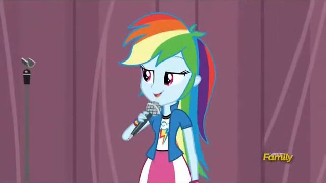 MLP Equestria Girls Friendship Games Clip 2 : Rainbow Dash Speech and Music Army Band Scenes смотреть онлайн