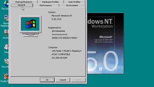 Windows NT 5.0 Workstation Build 1515 смотреть онлайн