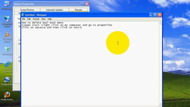 HOW TO DELETE DUAL BOOT MENU.avi смотреть онлайн