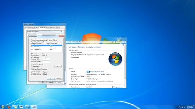 How to Change Virtual Memory in Windows 7 Tutorial смотреть онлайн