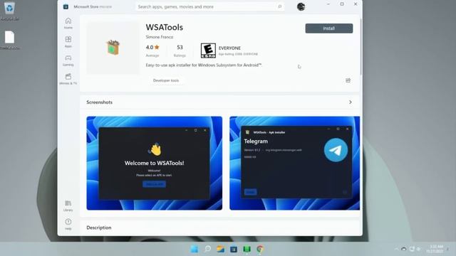 Easily Install Android Apps in Windows 11 with WSATools смотреть онлайн