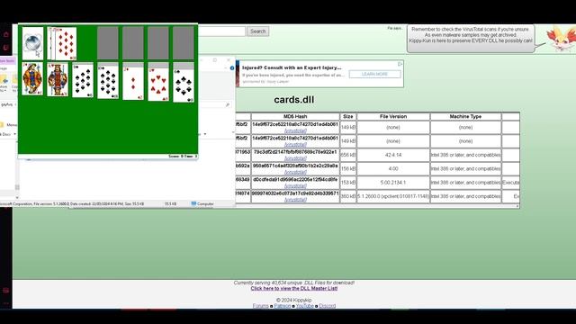 Replacing cards.dll on XP solitare with different revisions смотреть онлайн