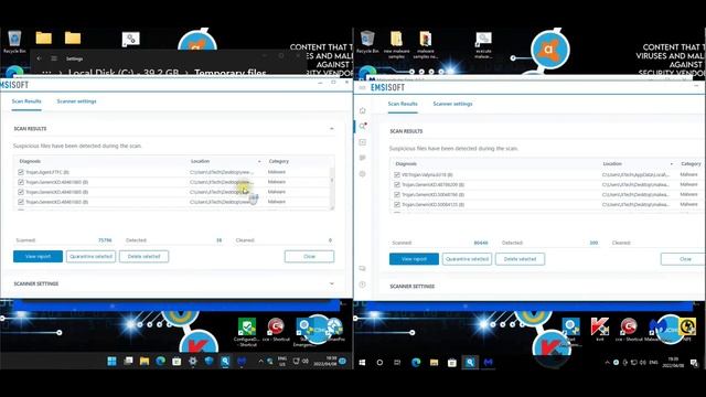 Windows 11 Defender vs ESET Smart Premium against latest malware samples смотреть онлайн