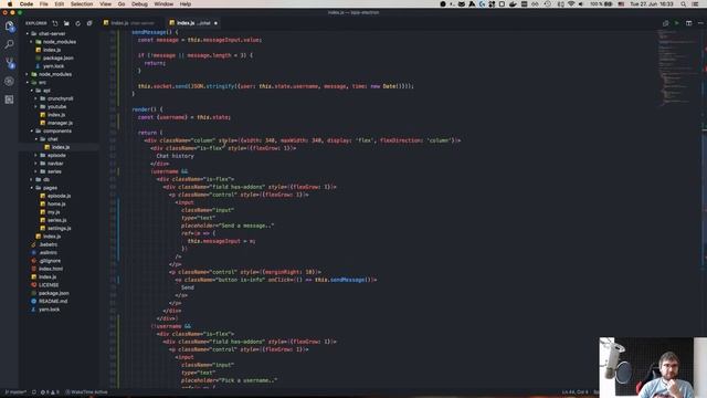 BPJS: Electron app - Livestream 10 - Finishing Chat смотреть онлайн