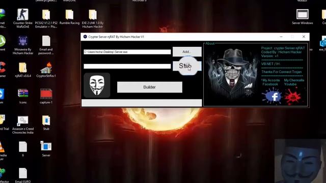 Crypter Server njRAT By Hicham Hacker V1 +(SRC) смотреть онлайн