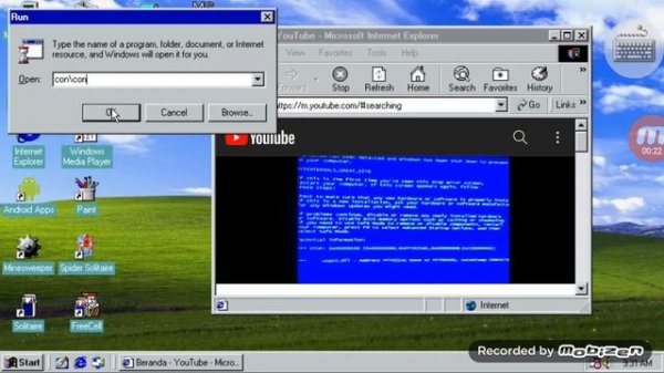 Windows 98 BSOD
