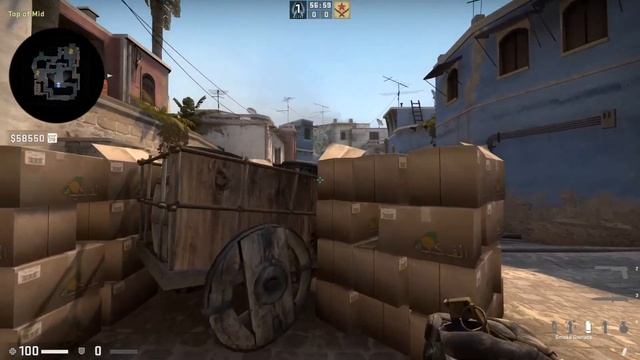 Mirage T Side Mid Smokes (Featuring 64 Tick Window Smoke) смотреть онлайн
