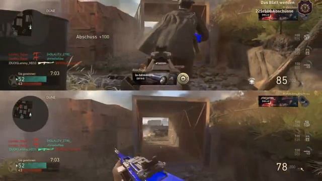 Call of Duty WWII Team Deathmatch Splitscreen #613 смотреть онлайн