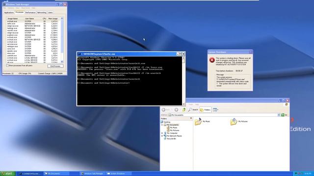 Trying to Destroy Windows XP in VMWare смотреть онлайн