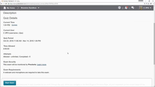 D2L - Proctorio Walkthrough смотреть онлайн