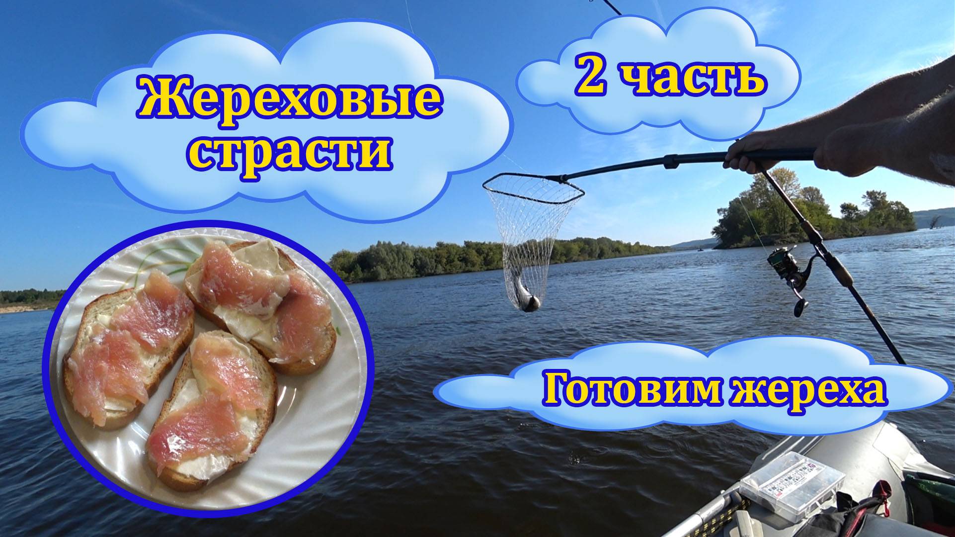 На два дня за жерехом и окунем. Часть 2. Готовим жереха на бутерброды. смотреть онлайн