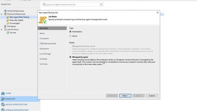 Veeam Agent for Mac: Creating a backup job смотреть онлайн