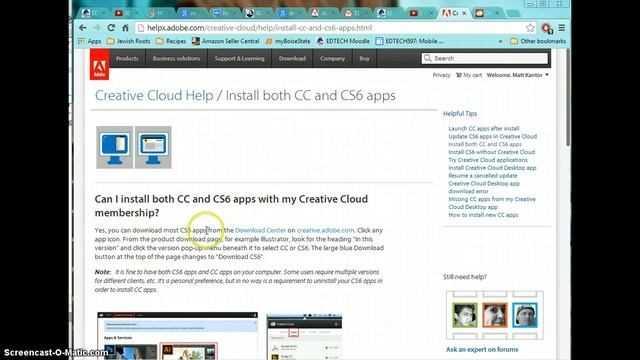 How to download CS6 apps from Creative Cloud смотреть онлайн